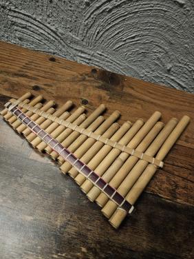 Mooie Panfluit - Handgemaakt Houten Blaasinstrument