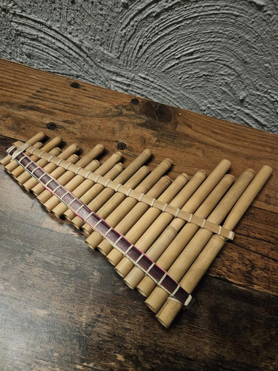 Mooie Panfluit - Handgemaakt Houten Blaasinstrument