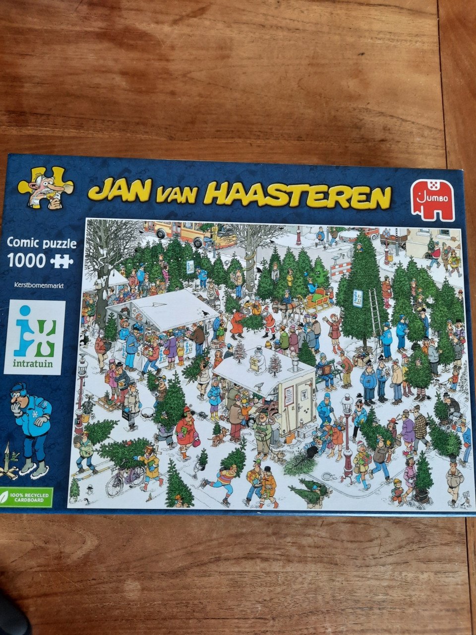 Jan van Haasteren puzzel 1000 st Intratuin kerstbomenmarkt