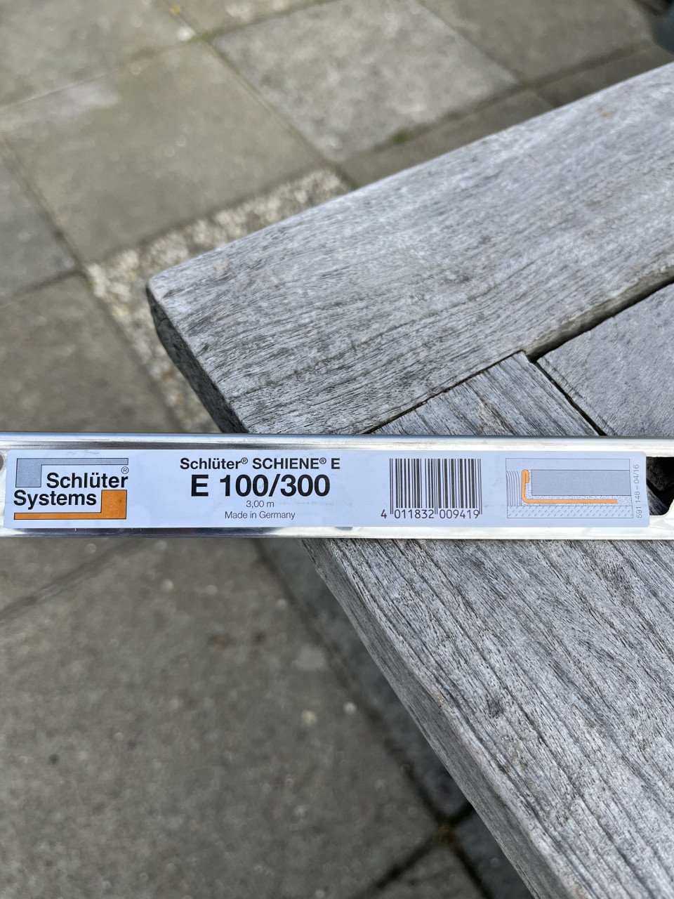 Restanten RVS-tegelprofiel 10mm en 20mm