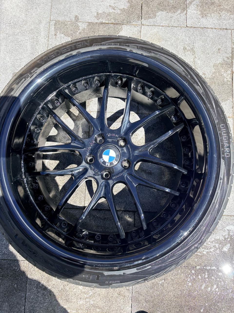 Bmw x5 22inch velgen met vredestein