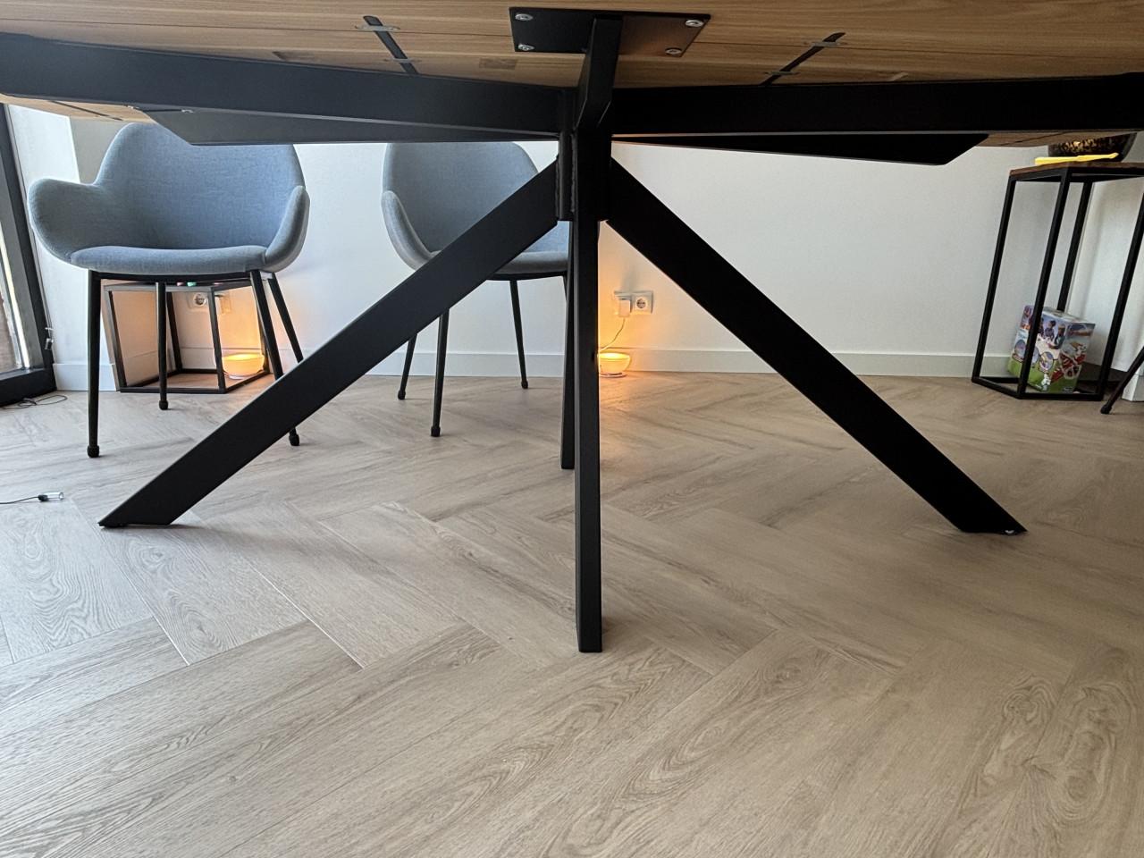Onderstel Floyd t.b.v. eettafel 220/240/260 vm