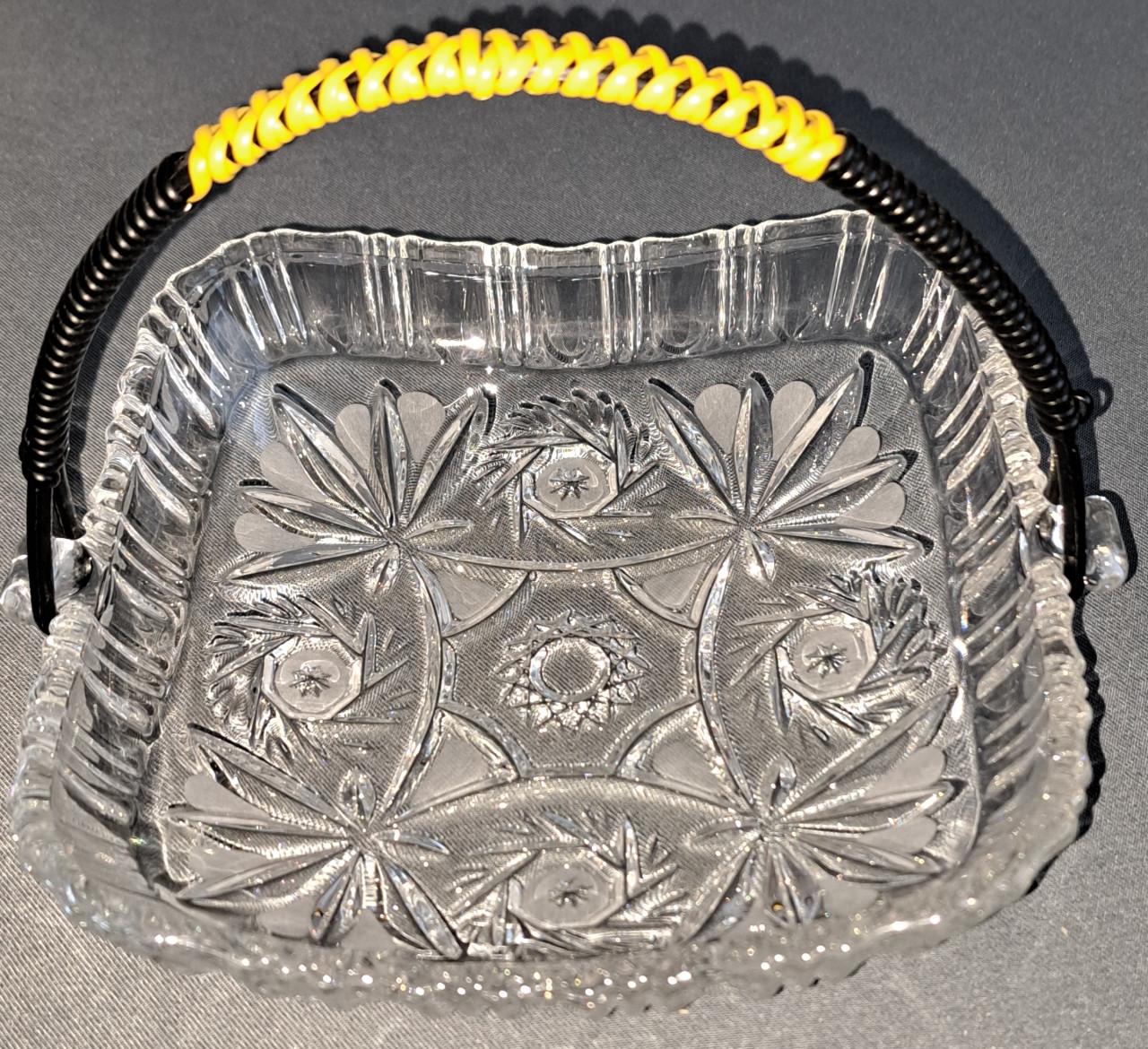 Mooi z.g.a.n. kristallen schaal (vintage)