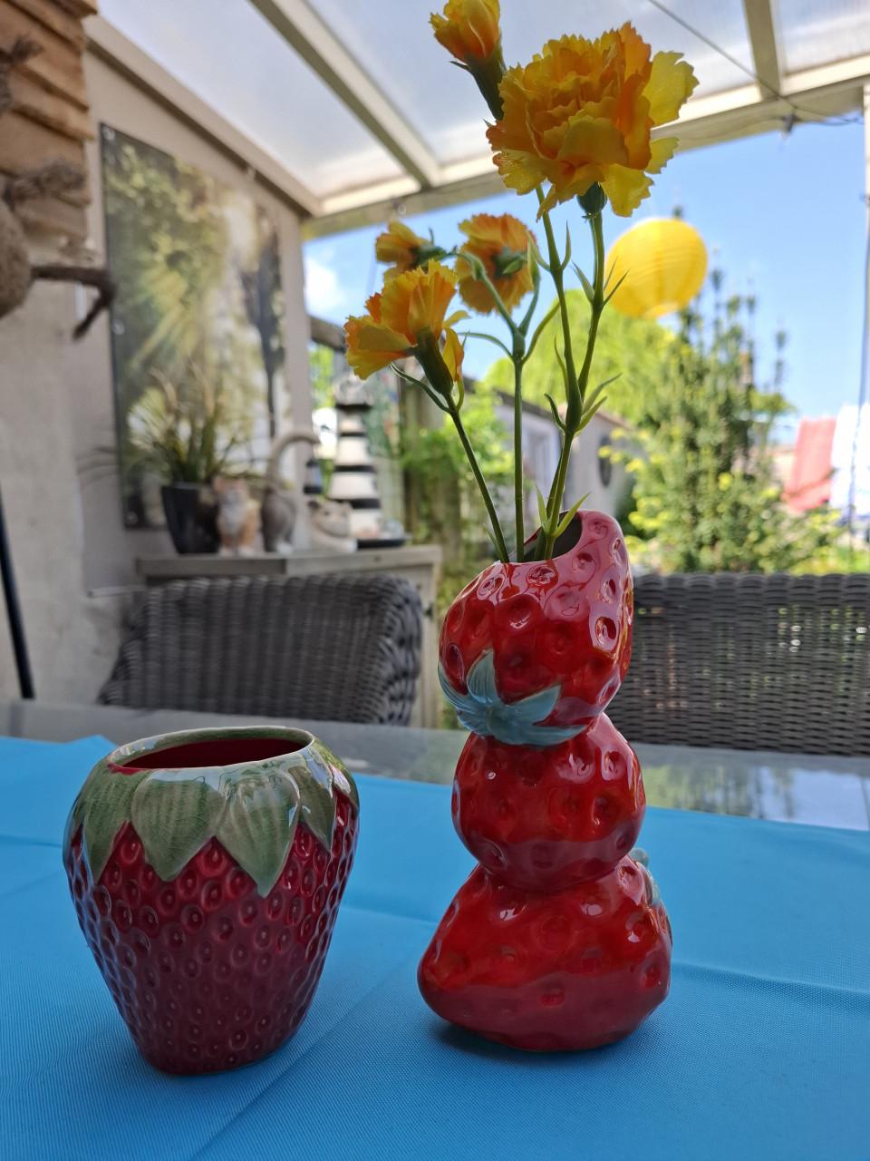 Decoratie aardbeien