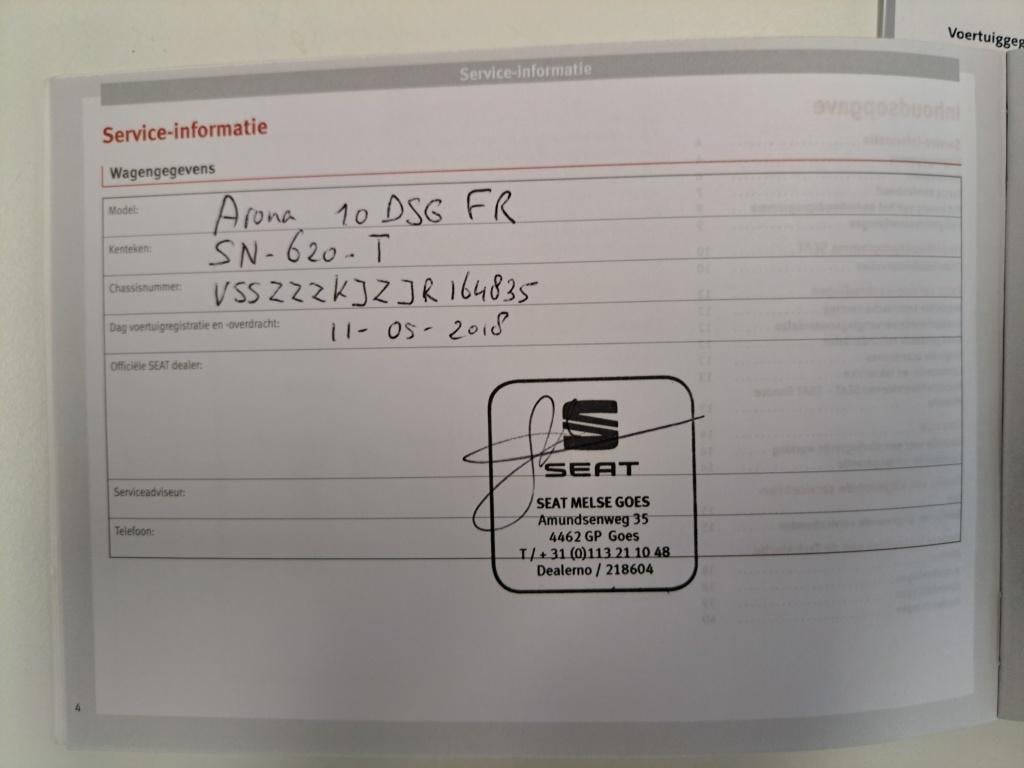 Seat Arona 1.0 tsi fr | 1e eig. ! | nl auto | automaat | trekhaak |