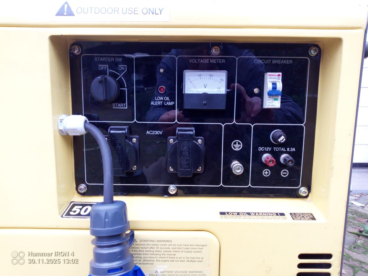 Dieselgenerator 5000W 230V