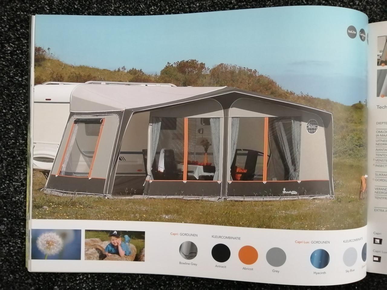 Nieuwe Isabella Capri voortent met carbonX frame! * MOET WEG *