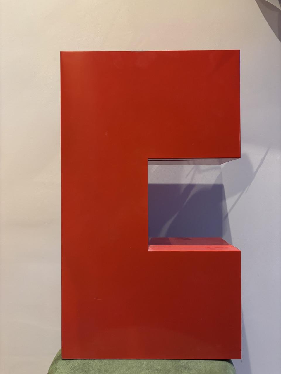 Vintage rode IKEA Ätran wandkast - jaren 90