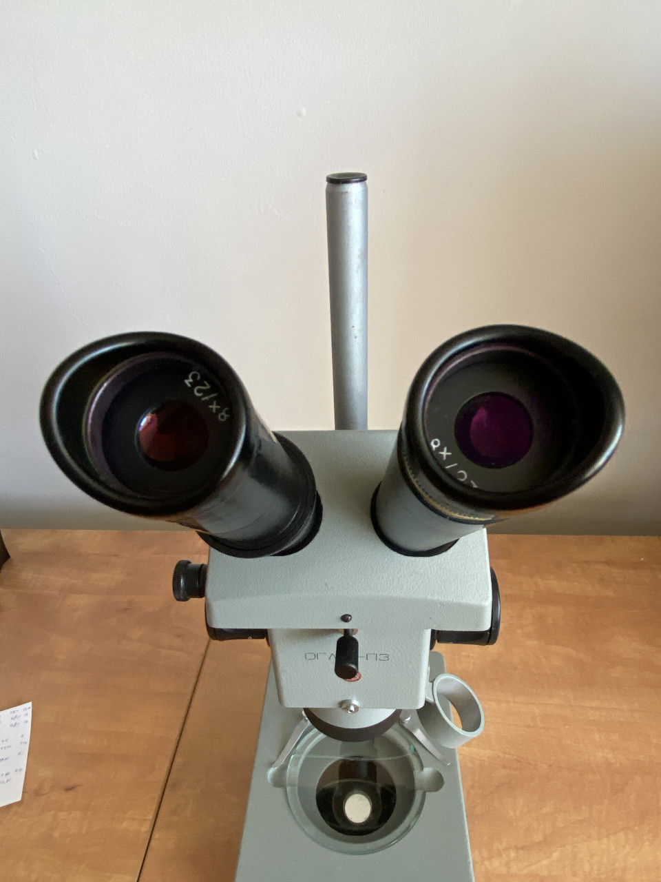 Lomo stereomicroscoop met onder of boven verlichting