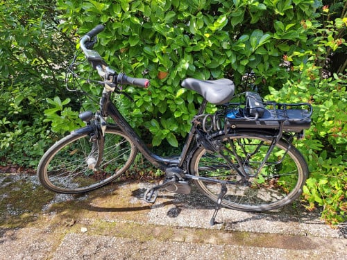 Kapotte elektrische fiets