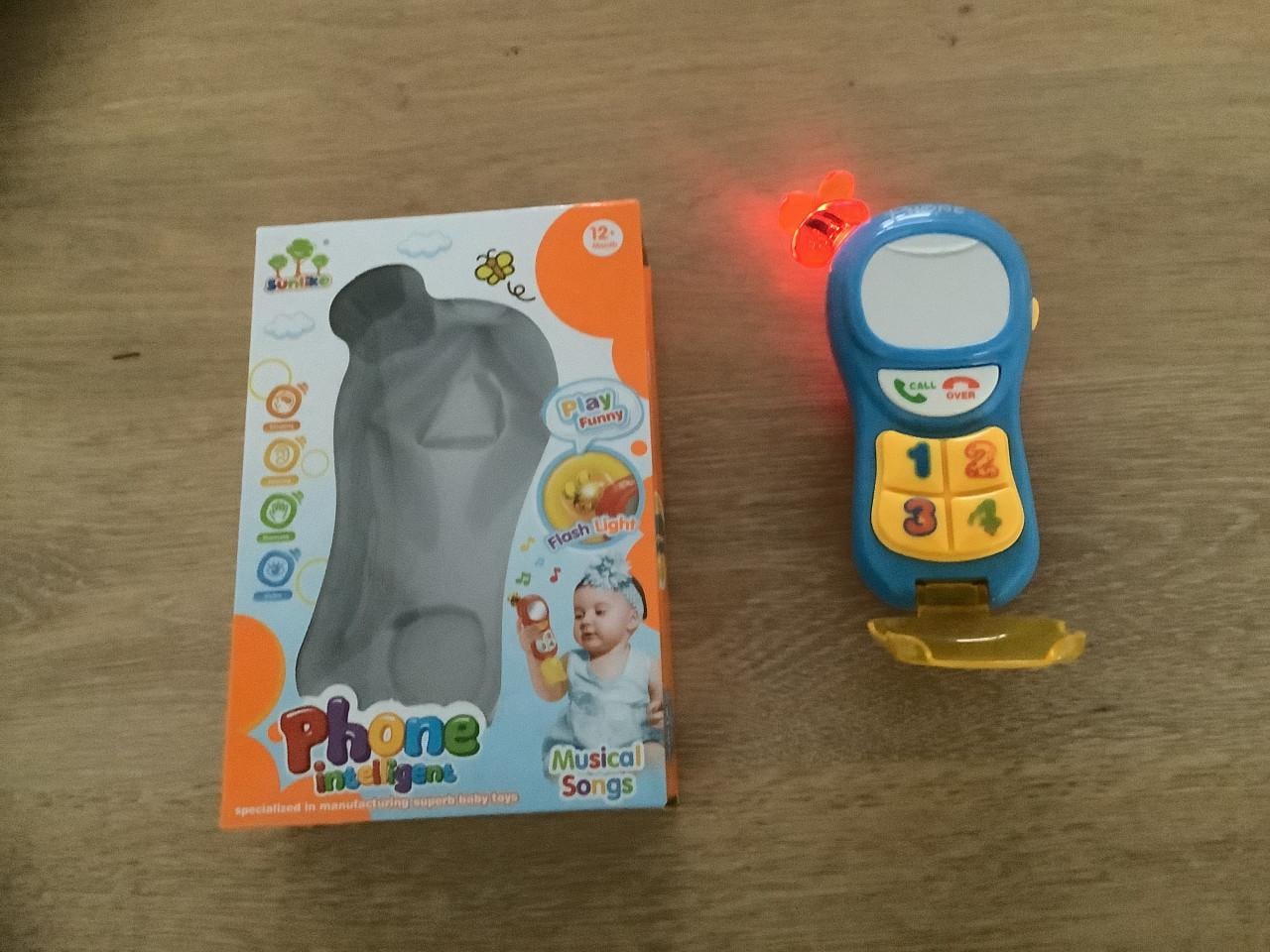 Wonderplay Peuter Telefoon -muziek, knipperlicht, geluidjes, toetsbediening