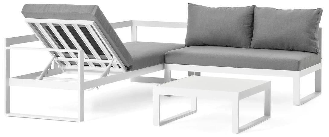 Loungeset / hoekbank met tafel