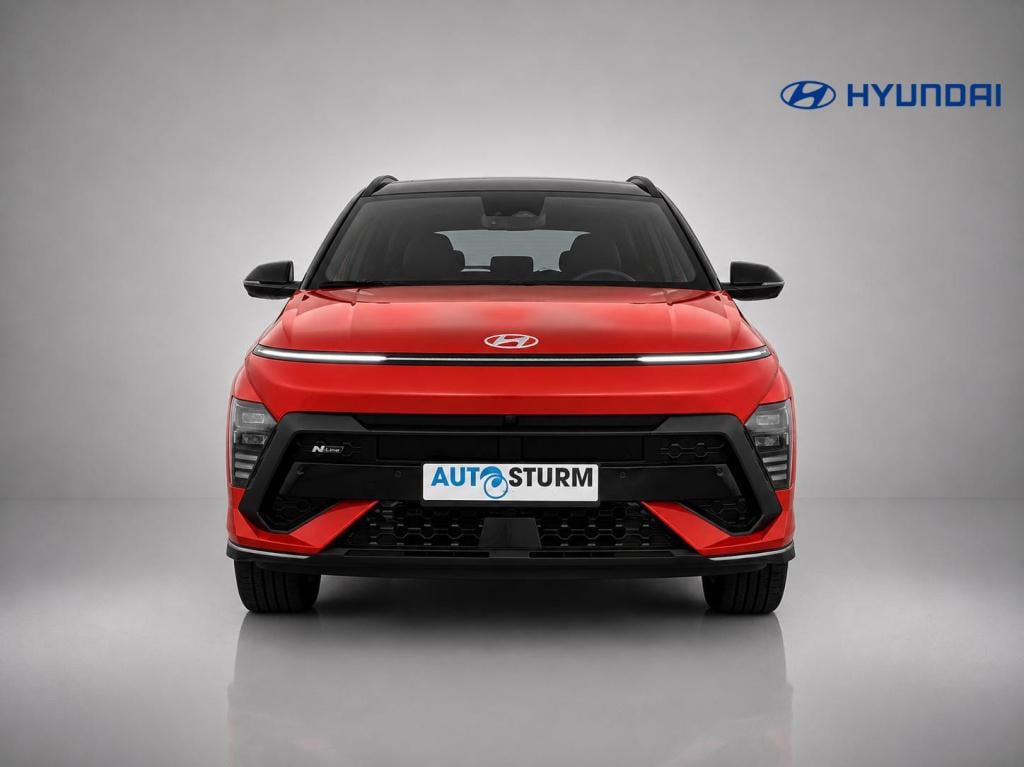 Hyundai Kona 1.6 gdi hev n line soultronic orange!