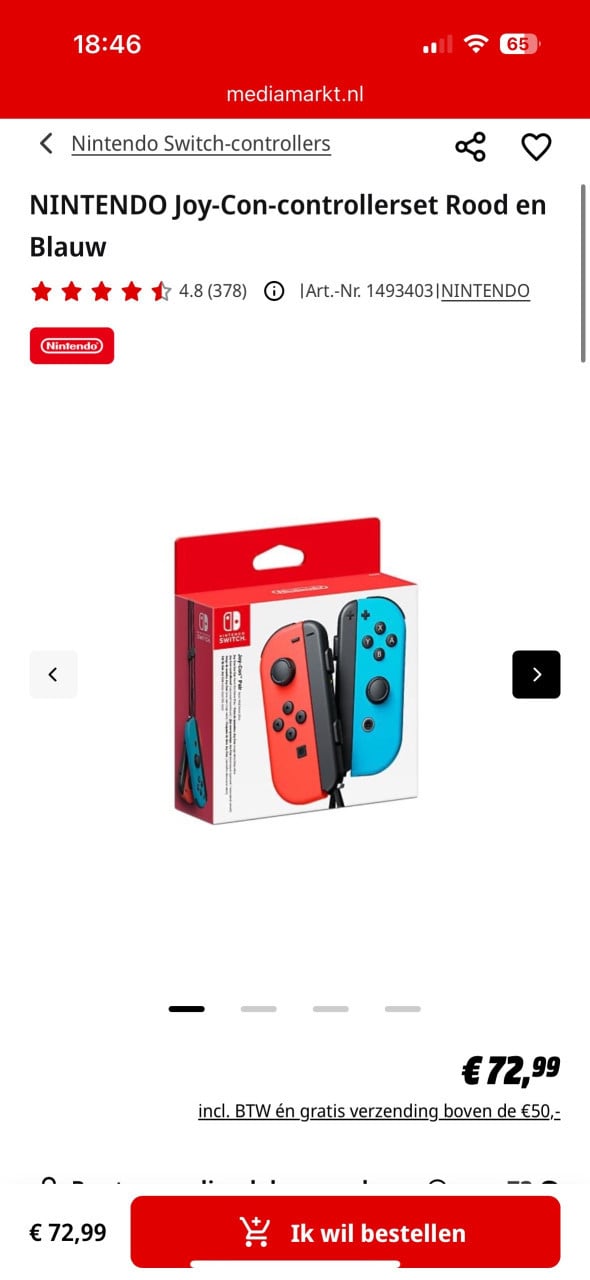 Nintendo switch oled set