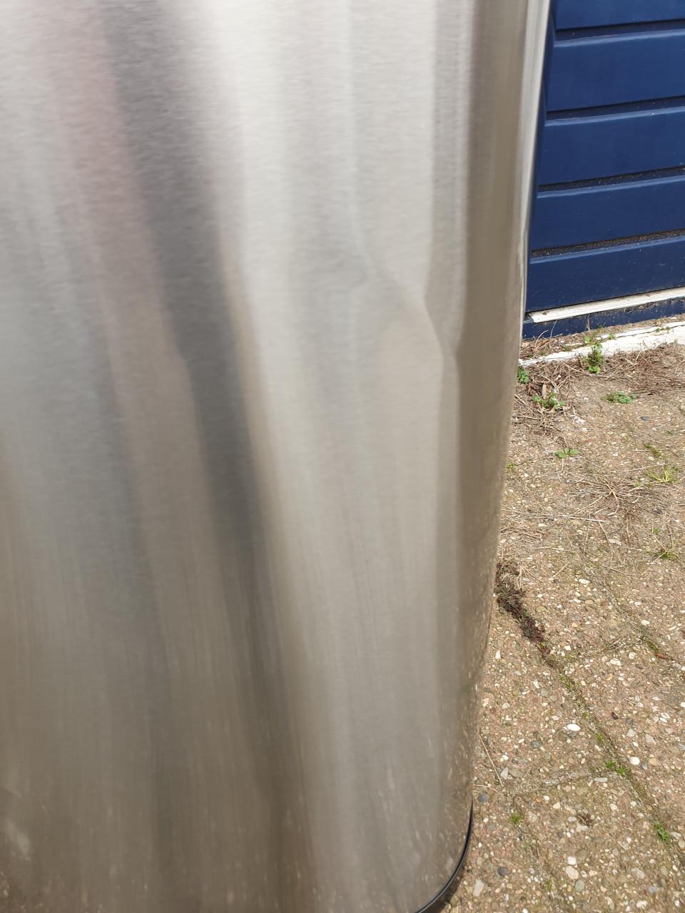 Bayt prullenbak met sensor – 60 L zilver | beschadigd