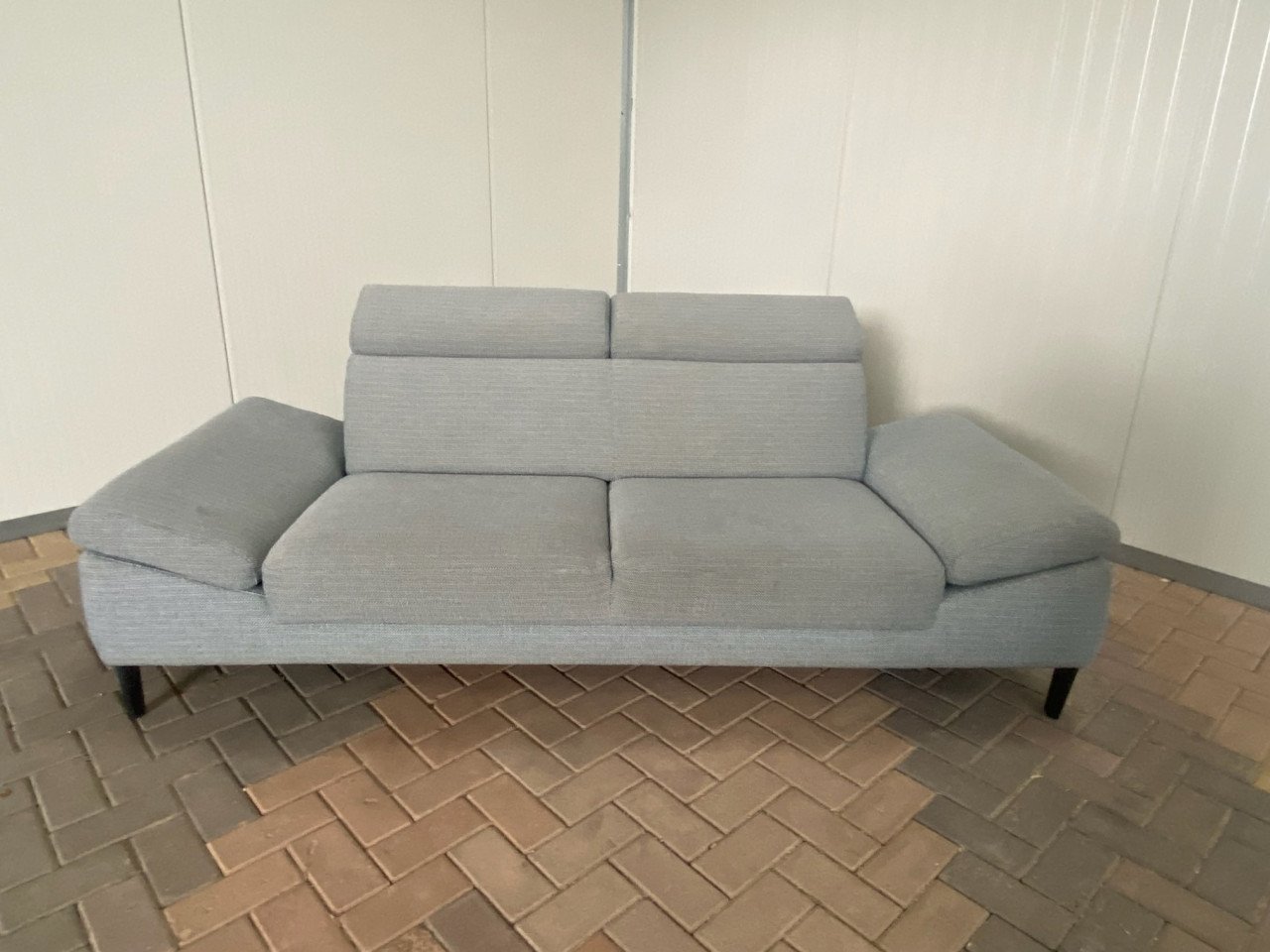 GRATIS LEVERING HEEL NL Montel Grijze 3-zits Bankstel