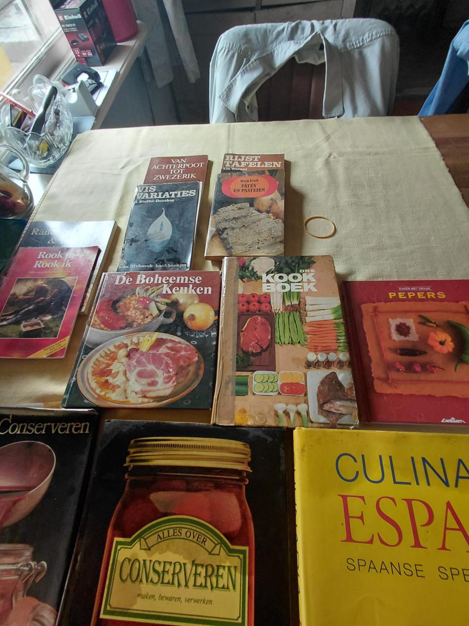 Heel veel kookboeken GRATIS