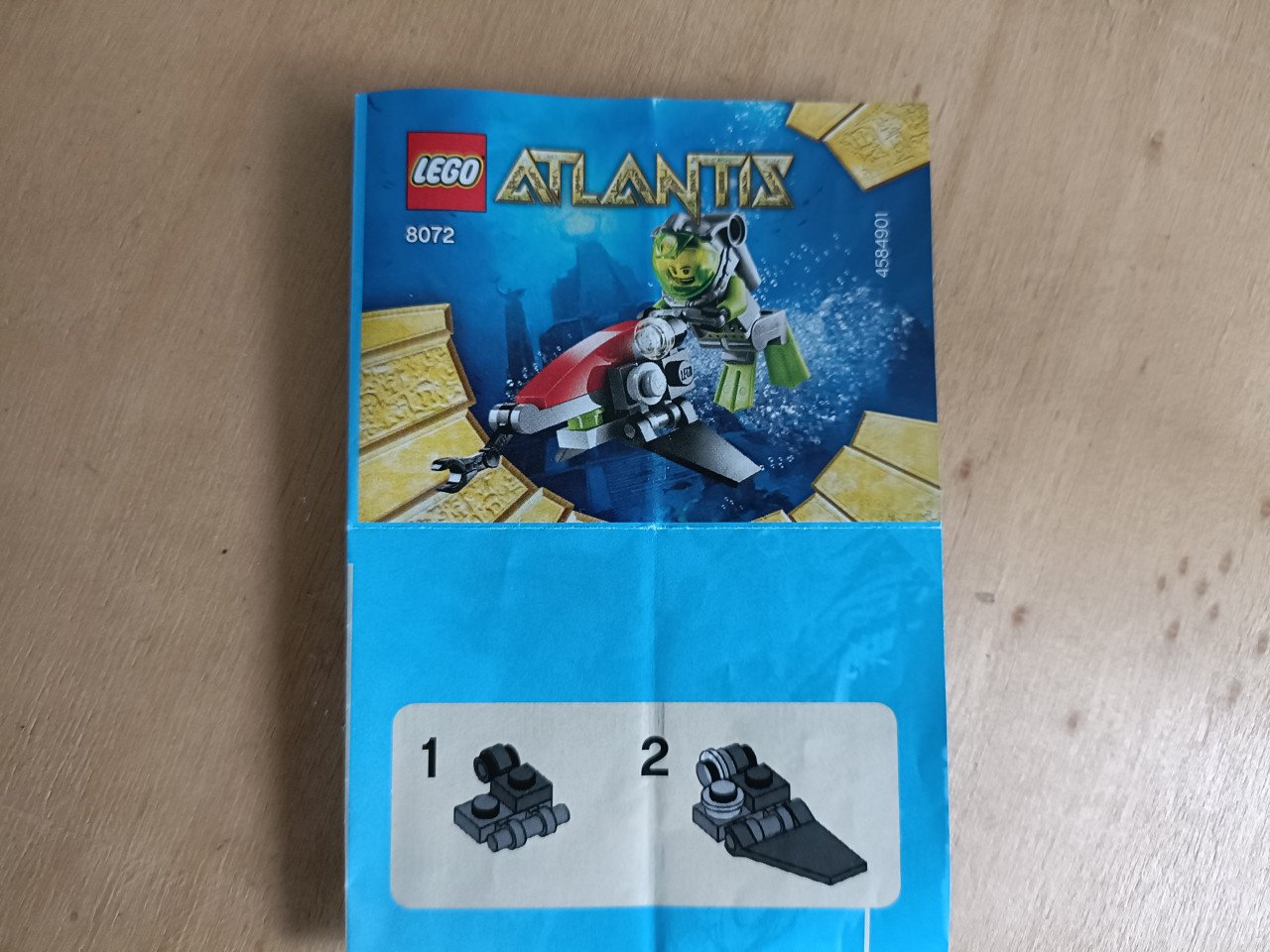 Lego 8072 Atlantis De onderwaterdrijver