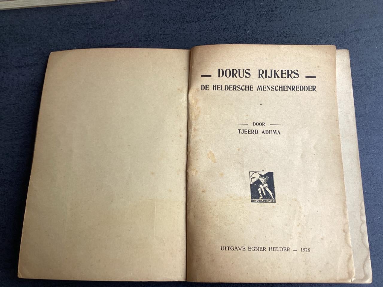 Dorus Rijkers. (Boek) 1928.