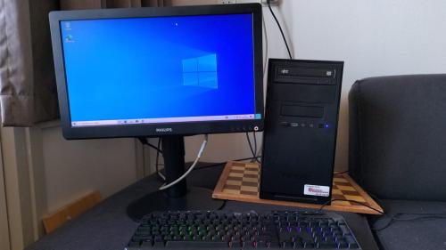 Snelle pc set Ryzen 5 3600, 16GB, SSD, monitor (plug & play)