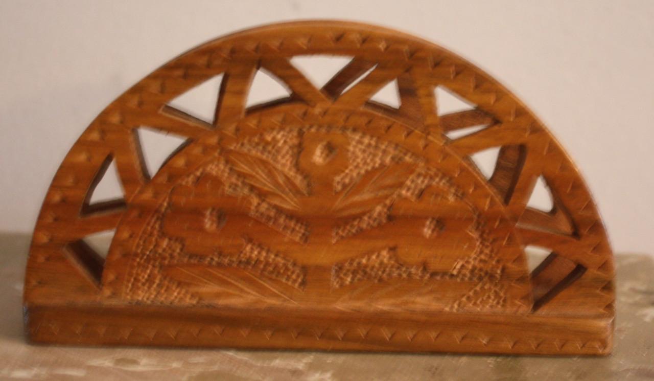 Mooie bewerkte servet brieven houder