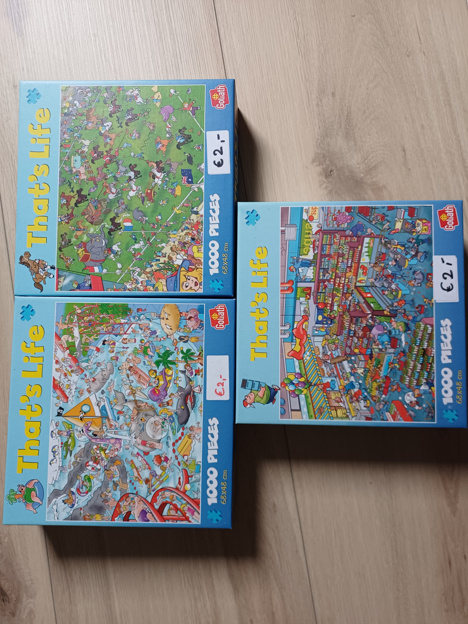 Puzzels 1000 stukjes