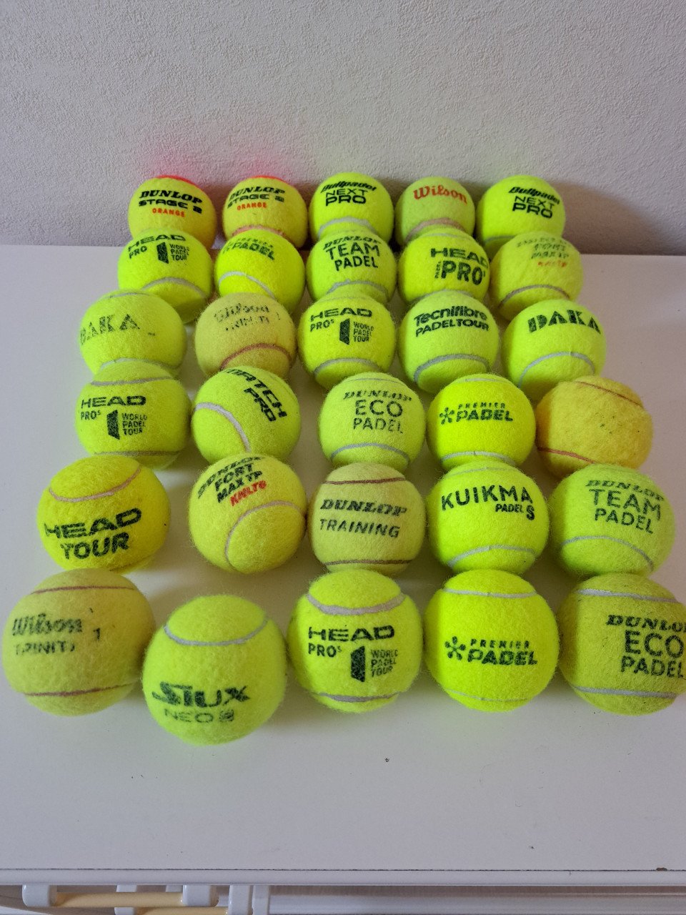 30 tennisballen voor de hond