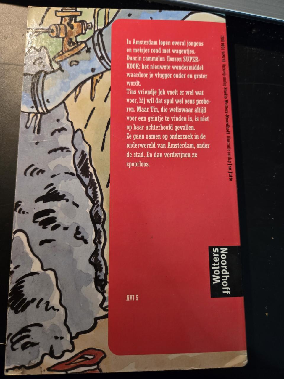Kinderboek Tin Toeval in de onderwereld, 1997 nr.2