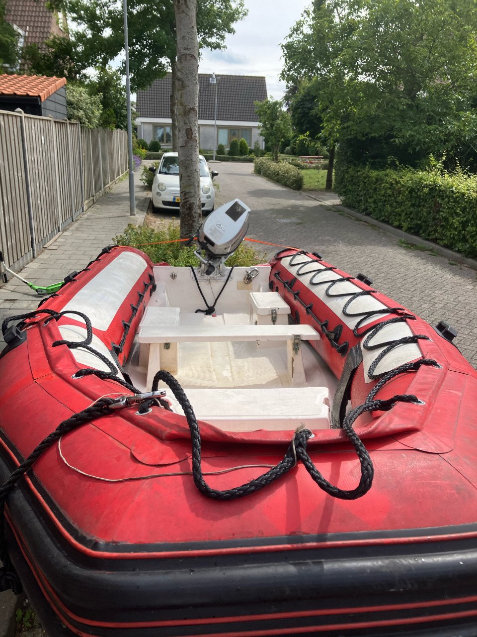 Rhib narwal sv-400 met 6 pk honda 4 takt.