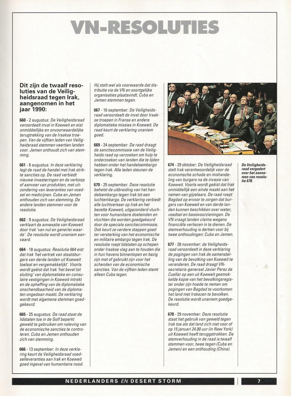 Nederlanders en Desert Storm