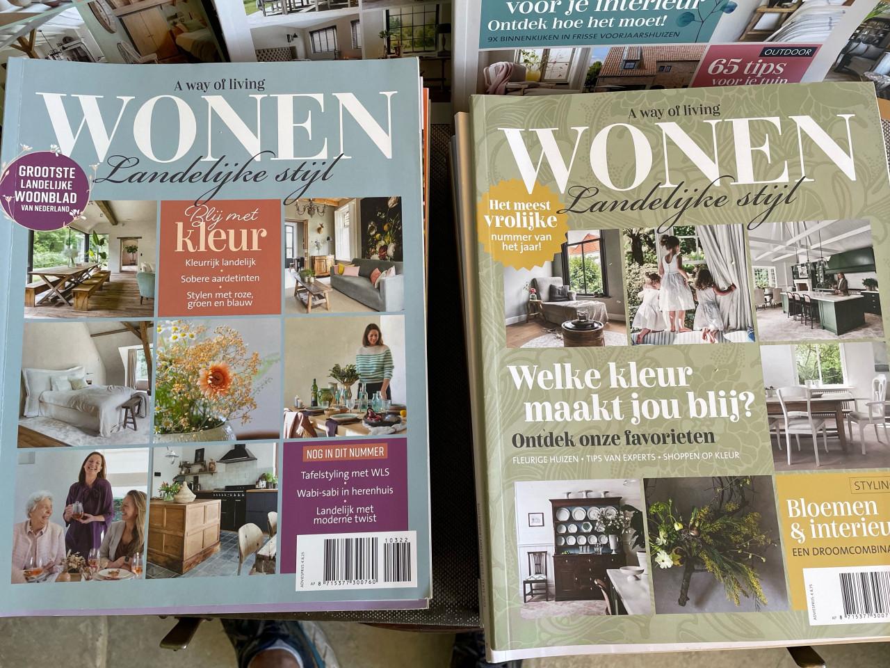 Tijdschriften “Wonen landelijke stijl”