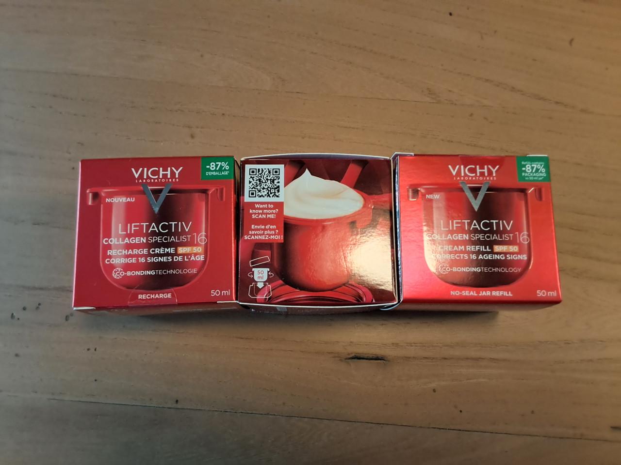 Vichy dagcreme Liftactiv navullingen spf50