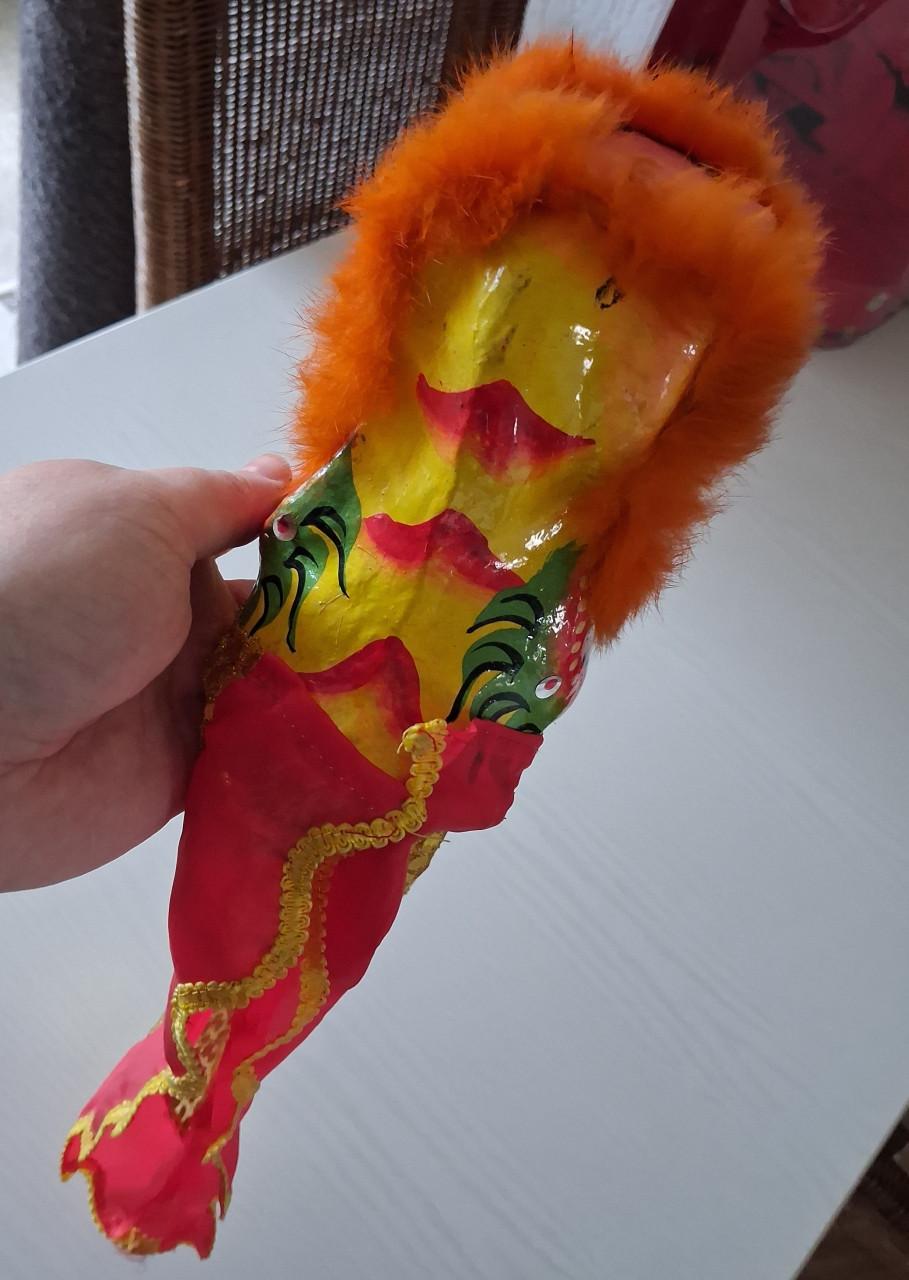 Lion Dance chinees nieuwjaar vintage draak
