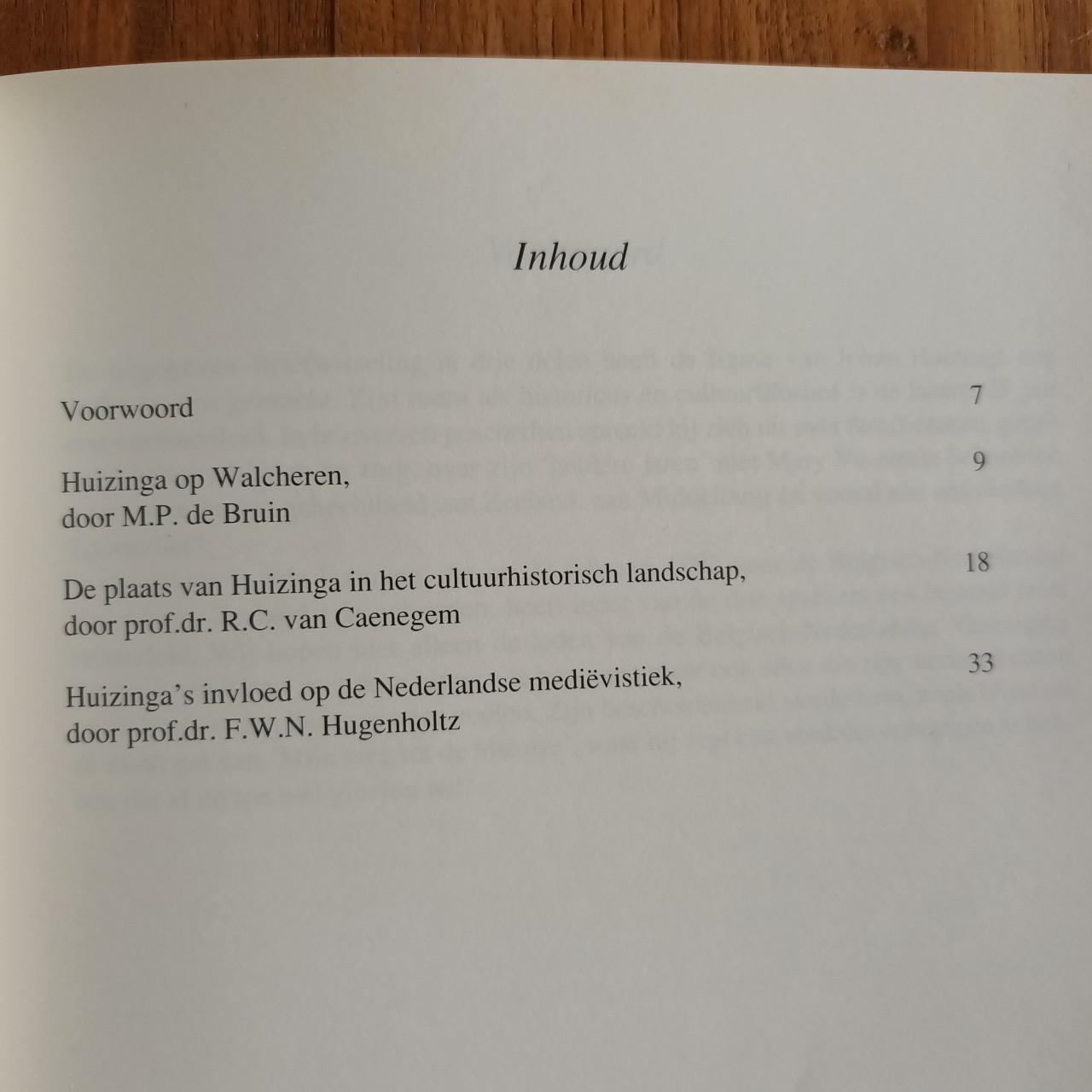 Door de ogen van Huizinga