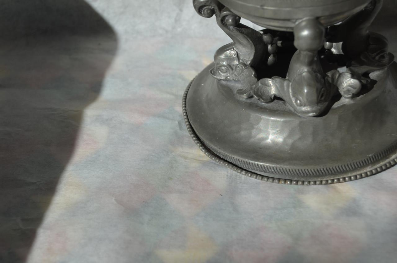 Fraaie tinnen vaas Gero mog. Georg Nilsson jaren '30