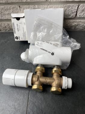 Heimeier thermostatische radiator aansluitblok/onderblok