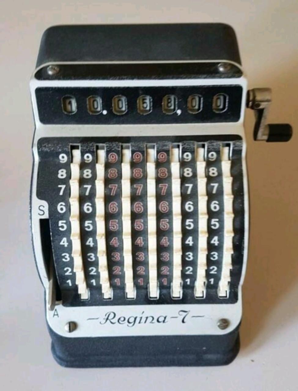 Antieke nostalgische telmachine