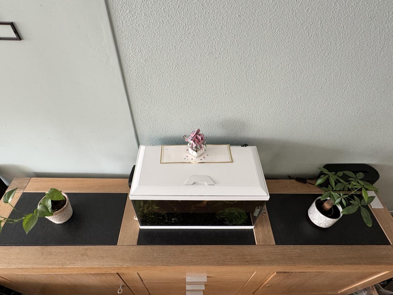 Eikenhout dressoir met 3 leistenen