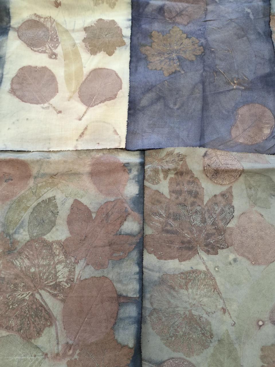 Workshop Ecoprinten op stof en papier 13 december