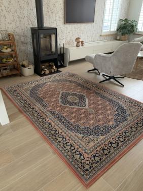 ✨Super Leuk Kleurrijk Vintage Vloerkleed✨Zuiver Scheerwol ✨