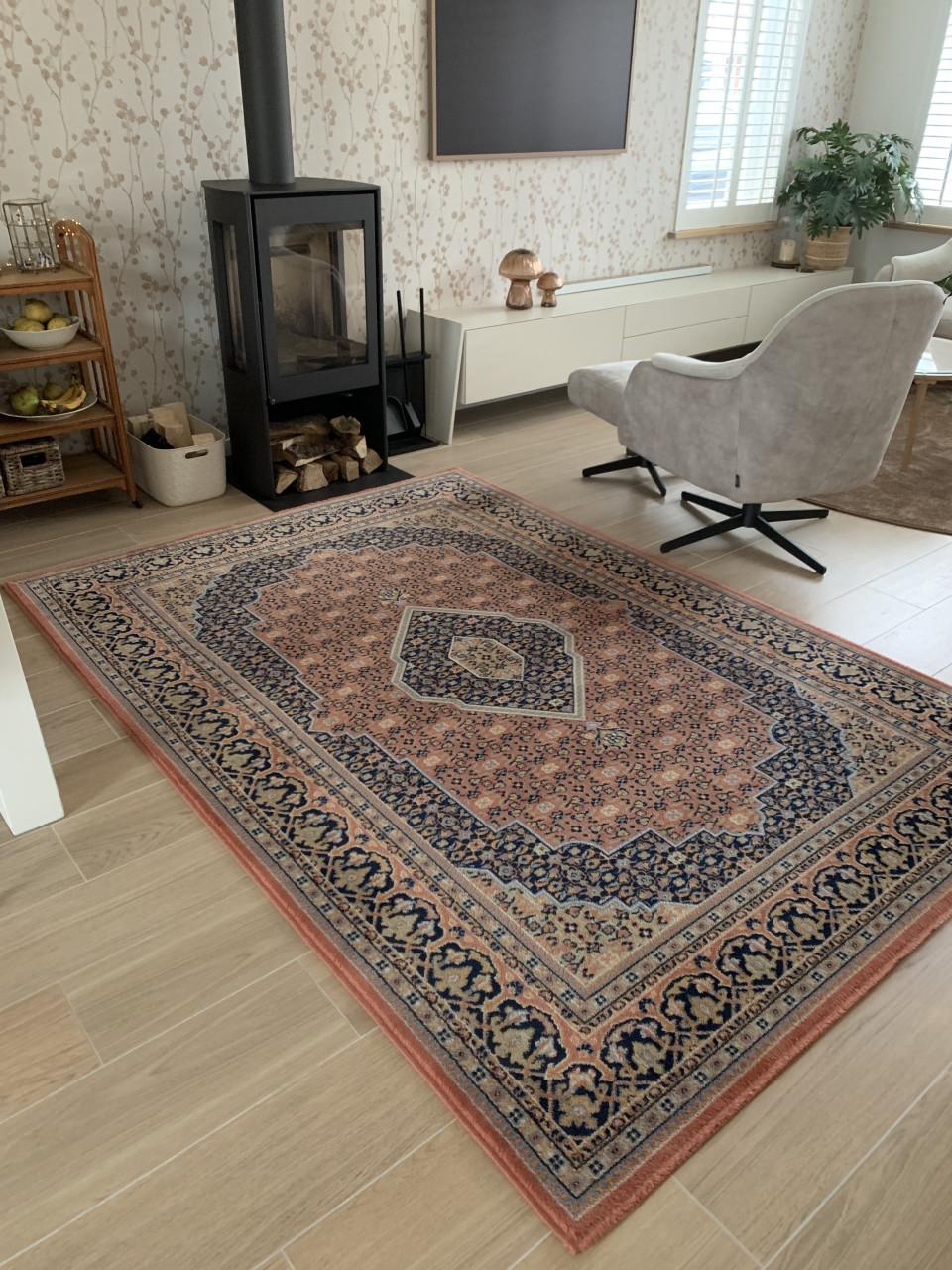 ✨Super Leuk Kleurrijk Vintage Vloerkleed✨Zuiver Scheerwol ✨