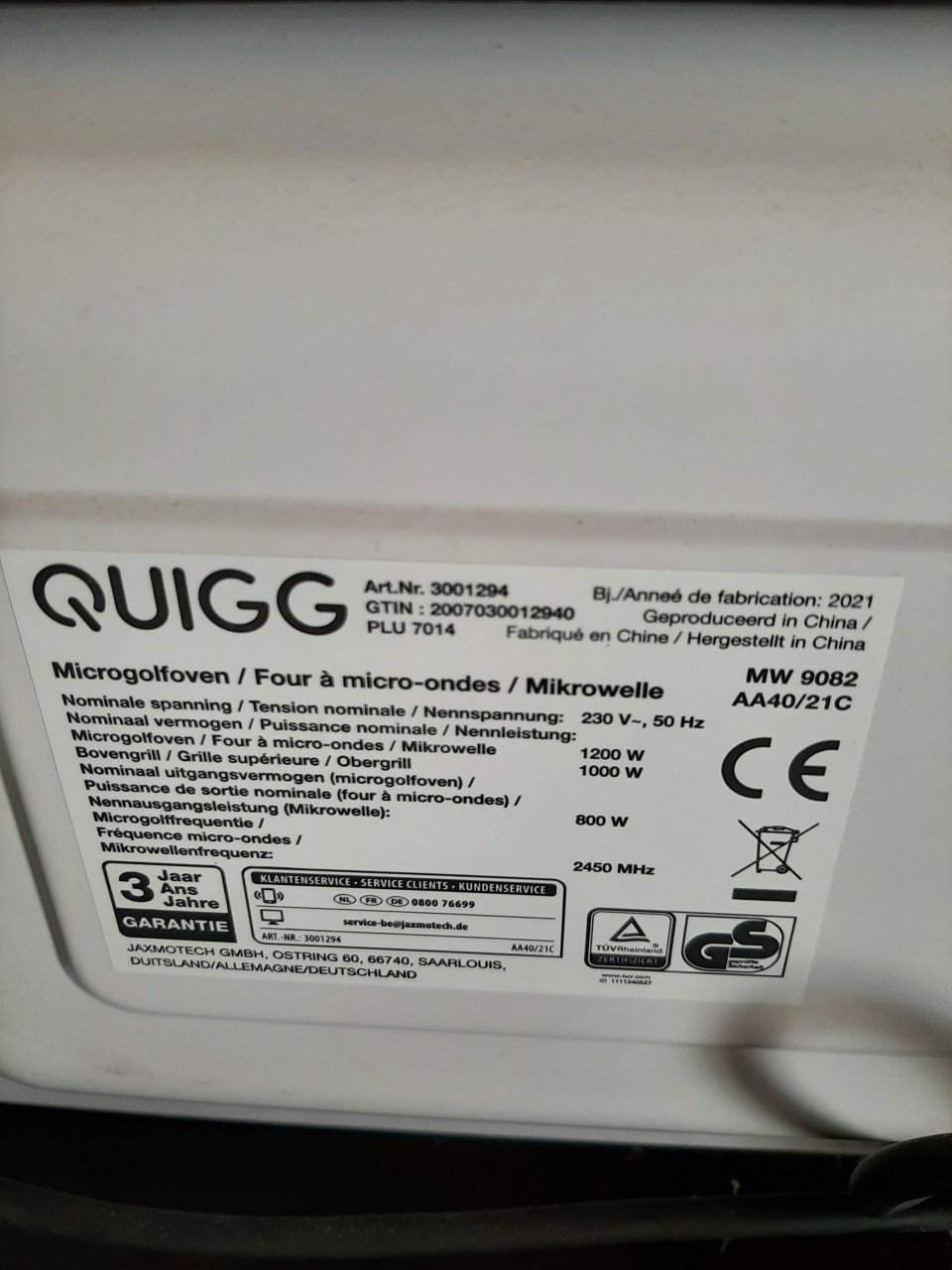 Magnetron als nieuw