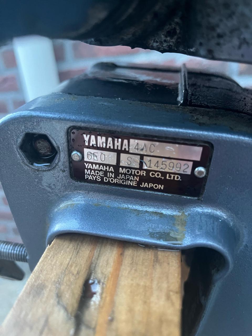 Yamaha 4pk 2-takt kortstaart buitenboordmotor