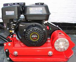 Crossfer trilplaat, 6,5pk motor, ca. 1100kg slagkracht