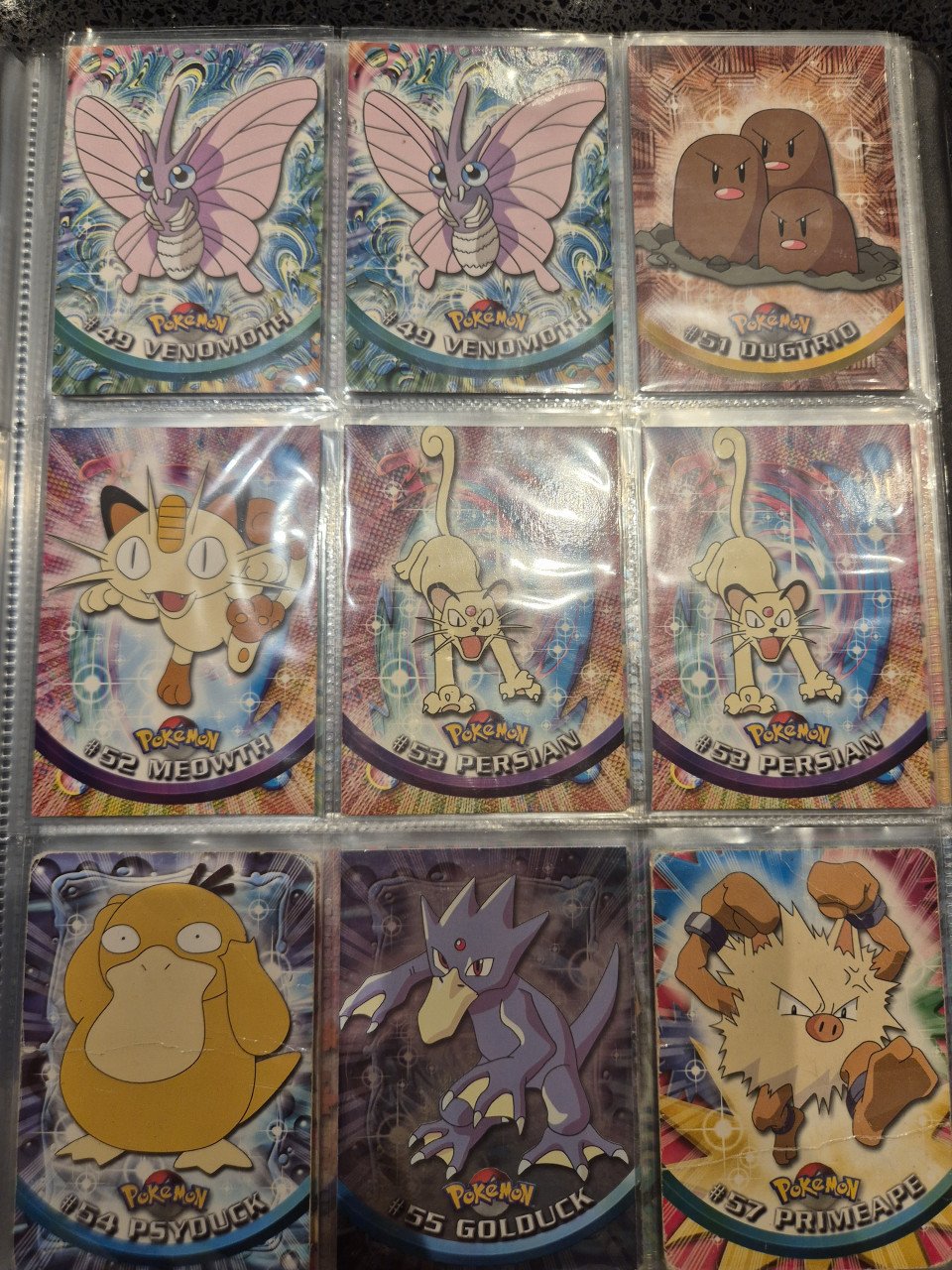 Oude pokemon verzameling 1999
