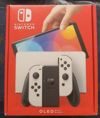 Nintendo switch oled met spel
