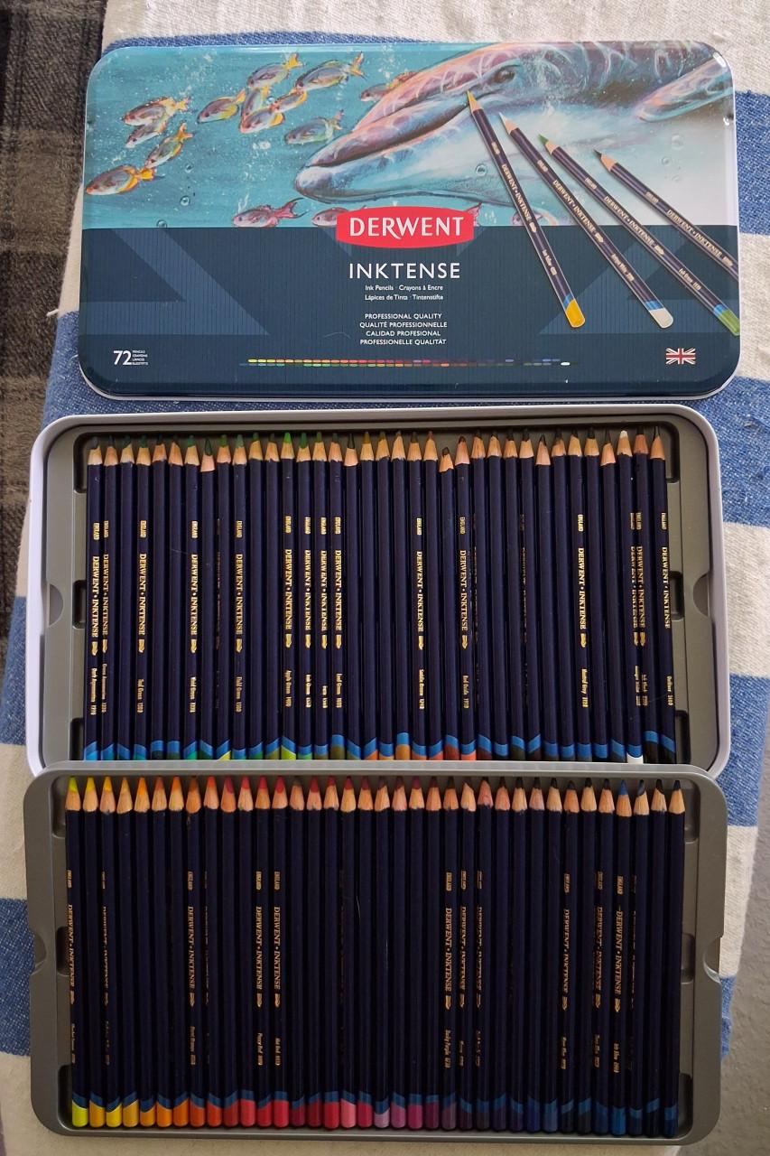 Derwent inktense aquarel potloden