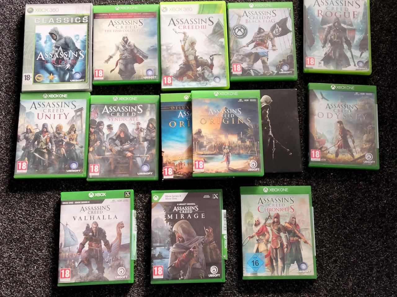 Assassin's Creed Xbox One serie.
