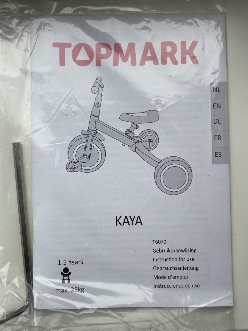 Topmark 4 in 1 loopfiets