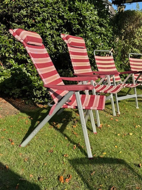 Te koop: 4 CRESPO tuinstoelen